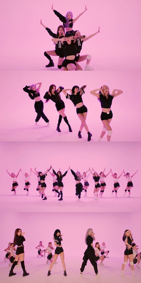 Black Pink Dance Practice Outfit, Blackpink Practice Outfits, Pink Dance Practice Outfit, Blackpink Dance Practice Outfits, Dance Outfits Practice, Loud House Characters, Practice Outfits, Dance Kpop, Pop Dance