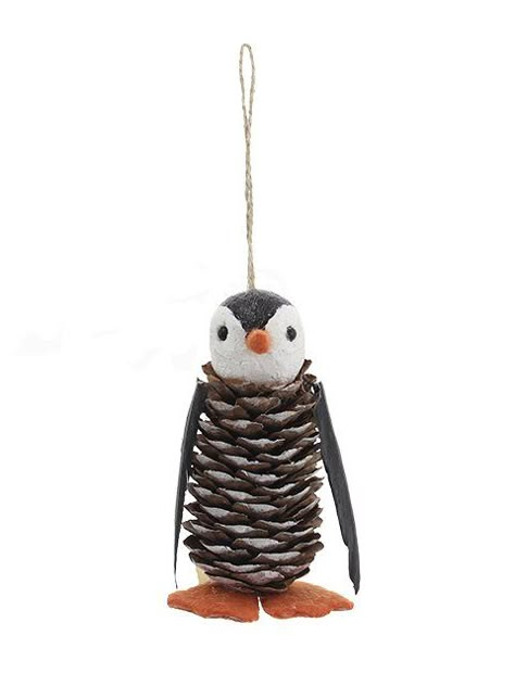 The Holiday Aisle Pine Cone Penguin Hanging Figurine Ornament | Wayfair Pine Cone Christmas Decorations, Pinecone Crafts Kids, Pinecone Crafts Christmas, Pine Cone Art, Acorn Crafts, Pinecone Crafts, Cone Crafts, Diy Christmas Tree Ornaments, Pine Cone Decorations