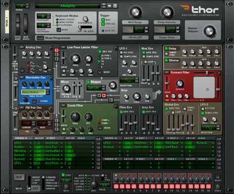 The Thor synthesizer in Reason 6 Ios Music, Fruity Loops, Music Software, Music Technology, Music Composition, Music App, Making Music, To Infinity And Beyond, Music Studio