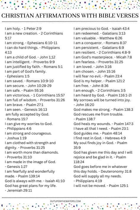 Scripture Who God Says I Am, Truths God Says About Me, Bible Aethstetic, Bible Declarations Scriptures, Postive Afframations Bible, Daily Godly Affirmations, Christian Declarations For Women, I Am Bible Affirmations, You Say God Says