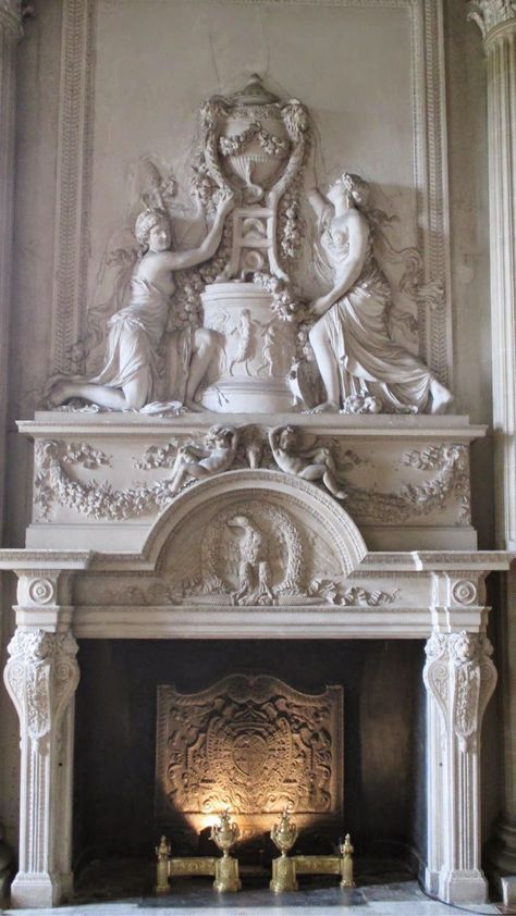 Royal Fireplace, Victorian Interiors, Antique Fireplace, Home Fireplace, Dream House Interior, Room Makeover Inspiration, Fireplace Design, Fireplace Mantle, Fireplace Surrounds