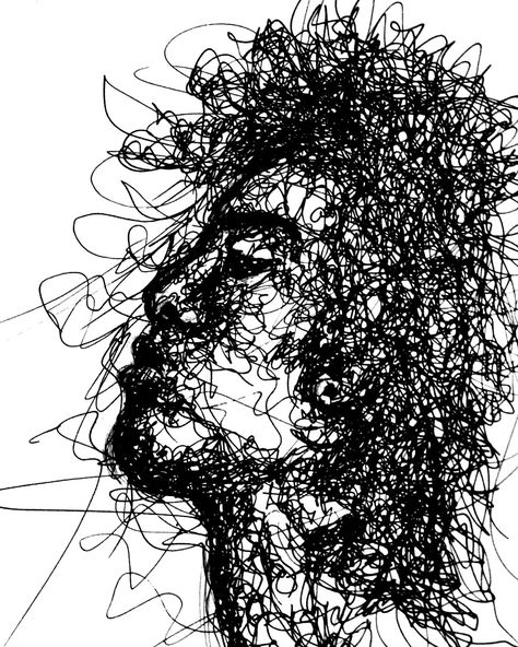 Portrait art using random lines #art #drawing #portrait #artistic Random Lines, Lines Art, Drawing Portrait, Art Line, Portrait Drawing, Portrait Art, Art Drawing, Fine Art, Drawings