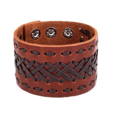 This charm-inspired leather bracelet is all you need to rock your casual style!  Free Worldwide Shipping 🎁 😎 SHOP ONLINE 👇bit.ly/sdmabd  #leatherwrap  #leatherbracelet #bracelet #braceletsets #braceletformen #braceletstacks #braceletoftheday #mensbracelet  #brownbracelet #braceletgram #letherbracelet  #sdmabd #statementjewelry  #armcandy  #etsy  #womenbracelet  #fashionjewelry  #letherbracelets #happycustomer  #befashion  #wristwear #beads #pulsera #punkstyle #punkbracelet #fashionlook  #cuff Leather Wrist Cuff, Men Cave, Metal Cuff Bracelet, Genuine Leather Bracelet, Wide Cuff Bracelets, Leather Decor, Cuff Bangle Bracelet, Leather Ideas, Stylish Bracelet