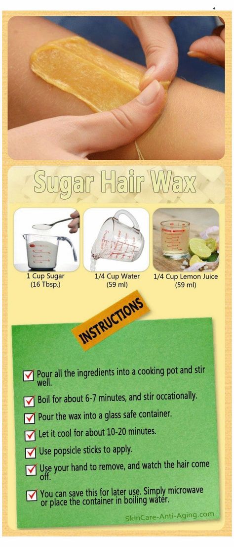 Diy Hair Wax, Sugar Wax Recipe, Wax Recipe, Silky Smooth Legs, Hair Removal Diy, Sugar Waxing, Smooth Legs, Wax Hair Removal, Hair Wax