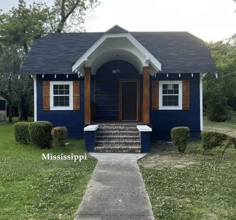 Cute Fully Renovated Move-In Ready Home in Mississippi Under $100K - Old Houses Under $100K Cozy Brick Fireplace, New Stove, Cottage Style Home, Cute Cottage, This Old House, New Roof, New Kitchen Cabinets, Brick Fireplace, Mississippi River