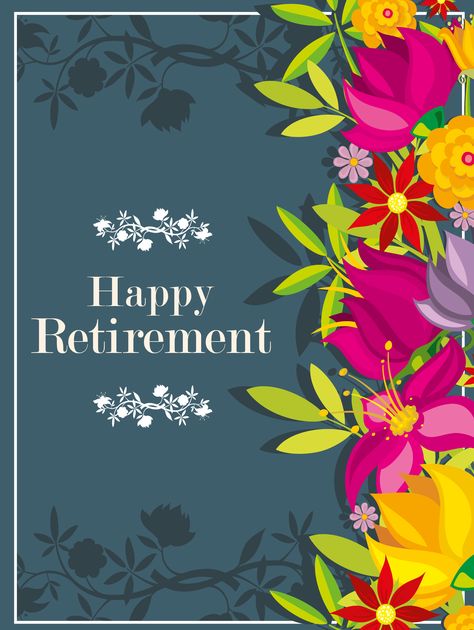 There’s something magical about retirement. After stress over work for so long. It is time to chill and enjoy the rewards that one has reaped. Wish that person who is retiring by sending them this beautifully designed ecard. It will definitely lift their spirits up. Happy Retirement Wishes, Happy Retirement Cards, Peace Pictures, Retirement Wishes, Birthday Reminder, Fabric Painting Techniques, Happy Birthday Wishes Images, Happy Birthday Wishes Quotes, Birthday Wishes And Images