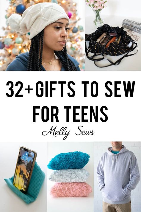 Sewing Gifts For Teenage Girls, Sewing Gifts For Teenage Boys, Things To Sew For Friends, Quick Diy Christmas Gifts Sewing Projects, Sewing Projects For Gifts For Women, Easy Sewing Projects For Christmas, Small Handmade Gift Ideas, Quick Gifts To Sew, Sewing Small Gifts