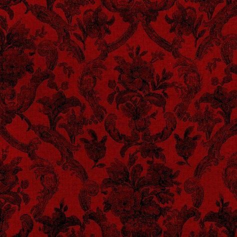 Cotton Quilt Fabric Casablanca Earth Tones Tapestry Crimson Yardage - product images  of Victorian Fabric, Red Gothic, Red Color Schemes, Katy Tx, Red Pattern, Red Aesthetic, Red Fabric, Album Art, Cotton Quilts