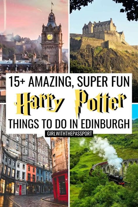 Expert's guide to the 15+ best Edinburgh Harry Potter sites ever. Get secret tips on where to go, stay, and eat if you're a Harry Potter fan. Harry Potter Scotland, Edinburgh Instagram, Edinburgh Scotland Photography, Edinburgh Harry Potter, Edinburgh Trip, Travel Edinburgh, Harry Potter Things, Edinburgh Itinerary, Edinburgh Tours