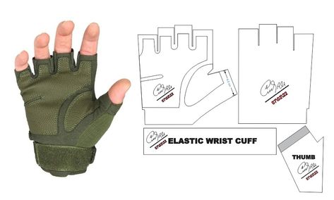 Tactical Sewing Patterns, Diy Leather Gloves, Gloves Pattern Sewing, Gloves Sewing Pattern, Leather Gloves Pattern, Diy Gloves, Gloves Diy, Glove Pattern, Weight Lifting Gloves