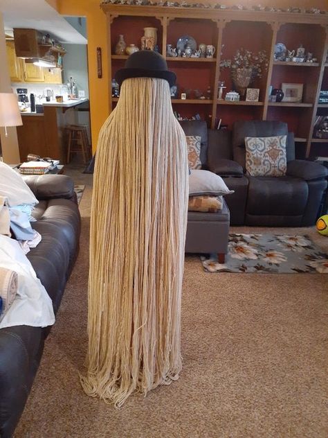 15 Kids' Halloween Costumes That Are The Definition Of Extra – InspireMore How To Make Cousin It Costume, Cousin Itt Diy Costume, Diy Cousin It Costume, Cousin It Costume, Cousin It Diy, It Costume, Cousin Itt, Cousin It, Childrens Halloween Costumes