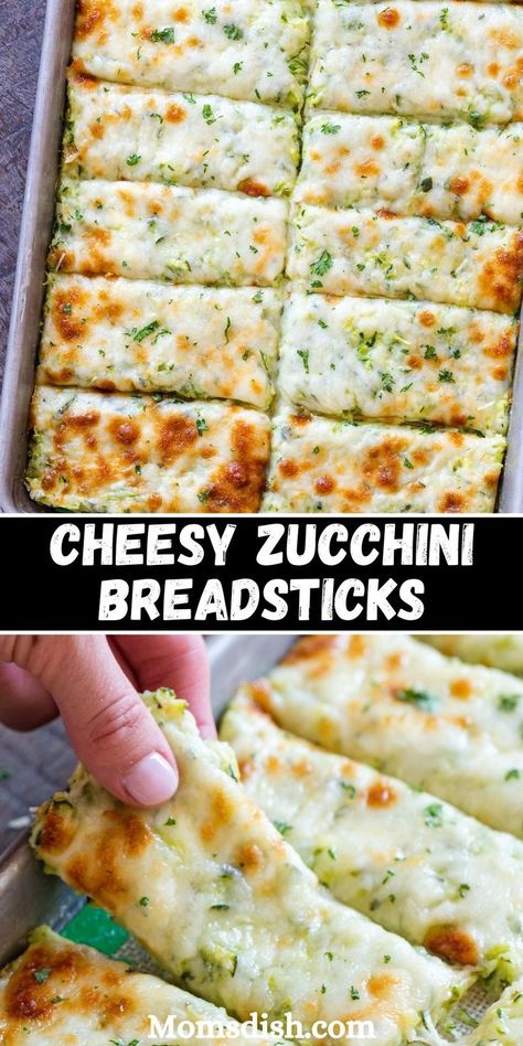 Craving cheesy bread, but you’re on a low-carb or keto diet? My recipe for Cheesy Zucchini Bread hits the spot without compromising good nutrition. Zucchini Bread Sticks, Cheesy Zucchini Bread, Zucchini Breadsticks, Keto Quiche, Desserts Keto, Bread Sticks, Cheesy Zucchini, Boiled Egg Diet Plan, Keto Pancakes