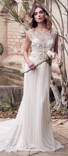 Anna Campbell 2019 Wedding Dresses - Wanderlust Bridal Collection Anna Campbell Wedding Dress, Anna Campbell Bridal, Column Wedding Dress, Anna Campbell, Wedding Dress Guide, White Wedding Dress, Trendy Wedding Dresses, Dress Guide, Dress Inspo