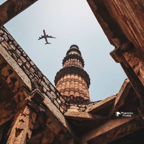 Qutub Minar: A timeless symbol of Indo-Islamic architectural harmony.” . In the heart of Delhi, Qutub Minar stands tall, a silent witness to the passage of time. . . . @nikonindiaofficial @explore.indiatourism @instagram @fantasticdelhi @unseen.delhi @newdelhi @indian_historical_monuments @monuments_official_ @indiahistoricalspot . . . 𝐍𝐞𝐰 𝐩𝐨𝐬𝐭 ♡ 💬 🖨 ➤ Like comment Save Share 😍 𝐒𝐡𝐚𝐫𝐞 𝐘𝐨𝐮𝐫 𝐒𝐭𝐨𝐫𝐲 For more pictures follow @pheonixpixels New post !!! Do like, comment and share your stories If ... Delhi Monuments, Delhi Market, Artist Challenge, Monument In India, Delhi Tourism, Silent Witness, Qutub Minar, Delhi Travel, City Life Photography