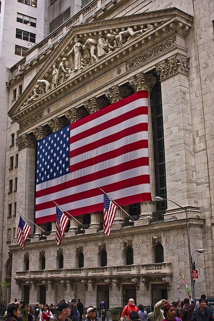 The New York Stock Exchange - Wall Street, #NYC New York Stock Exchange, Voyage New York, New York City Photos, New York Photography, Lower Manhattan, Manhattan New York, Old Glory, Stock Exchange, Wall Street