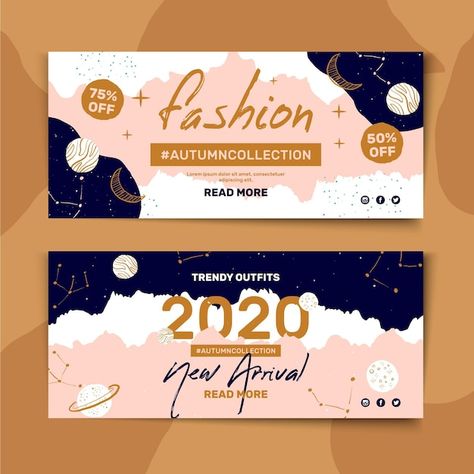 Banner Design Aesthetic, Website Banner Ideas, Horizontal Poster Design, Horizontal Banner Design, Banner Typography, Graphic Design Banner, Shop Banner Design, Banner Layout, Background Banner Design