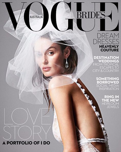 Nicole Trunfio, Vogue Bride, Magazine Cover Ideas, Fashion Bride, Vogue Magazine Covers, Cover Magazine, Magazine Vogue, Vogue Wedding, Fashion Magazine Cover