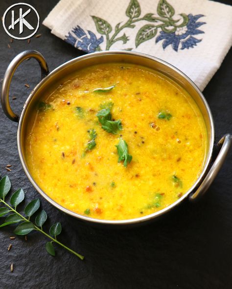 Yellow Dal Tadka - Headbanger's Kitchen - Keto All The Way! Yellow Dal Tadka, Yellow Lentil Soup, Yellow Dal, How To Make Yellow, Indian Instant Pot, Indian Vegan Recipes, Indian Lentils, Nepali Food, Dal Tadka