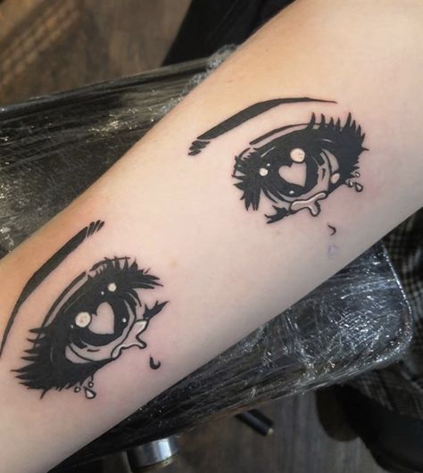 Cute anime eye tattoos #anime #animeeyes #tattoo #edgytattoo Tumblr, Eye Tattoo Ideas Women, Anime Eye Tattoo, Anime Eyes Tattoo, Eye Tattoo Ideas, Eye Tattoos, Eyes Tattoo, Eye Tattoo, Art Tattoos