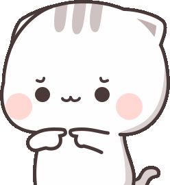 Cutie Cat-chan, Pixel Kawaii, Sticker Random, Chibi Cat, Cute Bunny Cartoon, Cute Bear Drawings, Cute Kawaii Animals, Cute Cartoon Images, Cute Cartoon Pictures