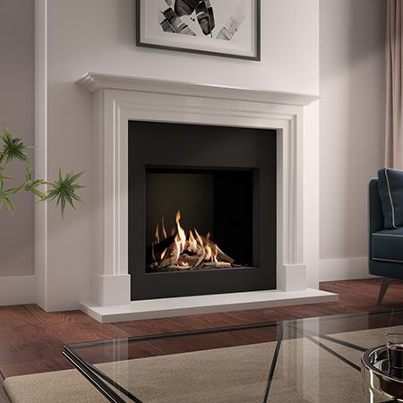 Modern Electric Fires, Wall Gas Fires, Wood Burning Stoves Living Room, Inset Fireplace, Fireplace Suites, Brick Chimney, Stone Interior, Living Room Decor Fireplace, Wall Mount Electric Fireplace