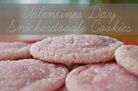 Valentine's Snickerdoodle Cookies Glitter Cookies, Valentines Cookies, Cake Mix Cookie Recipes, Snickerdoodle Cookies, Baby Shower Desserts, Snickerdoodle Cookie Recipes, Valentines Day Cookies, My Funny Valentine, Valentines Day Treats