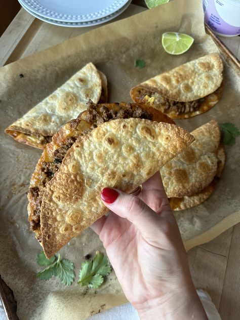 Crispy Oven-Baked Tacos Rolled Tacos Recipe, Baked Corn Tortillas, Corn Tortillas Tacos, Oven Baked Tacos, Oven Tacos, Baked Tacos, How To Make Flour, Meal Rotation, How To Make Tortillas