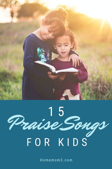 15 Praise Songs for Kids I The Life of a Home Mom Kids Worship Songs, Father Abraham, Honor God, Songs For Toddlers, Praise Music, Songs For Kids, Sing Along Songs, Upbeat Songs, Sunday School Teacher