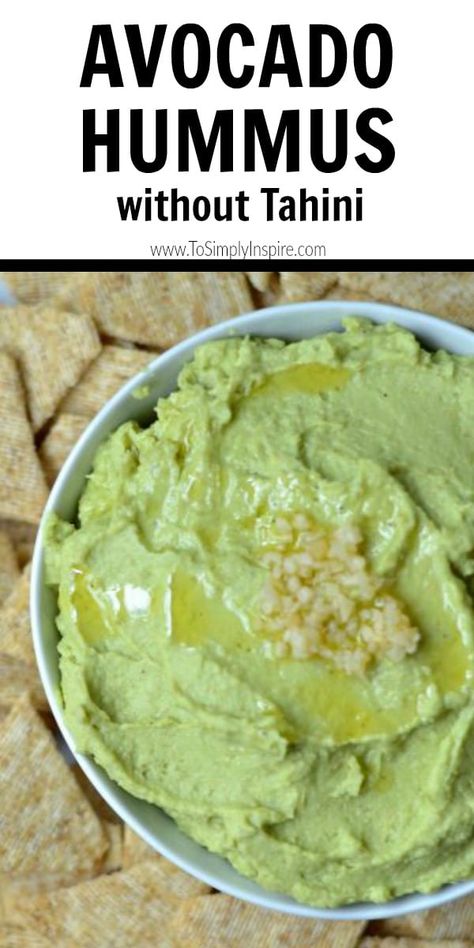 Hummus Recipe Without Tahini, Hummus Without Tahini, Healthier Dinners, Avocado Hummus Recipe, Recipes Dips, Hummus Avocado, Best Hummus Recipe, Chickpea Hummus, Hummus Recipes