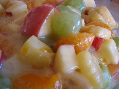 Creamy Fruit Salad Creamy Fruit Salad, Creamy Fruit Salads, Fruit Desserts Easy, Dressing For Fruit Salad, Fruit Dips Recipes, Fresh Fruit Recipes, Fresh Fruit Salad, Fruit Salad Recipes, Electric Mixer