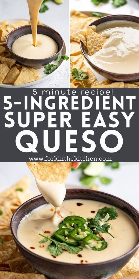 Homemade Queso Recipe, Queso Dip Easy, Homemade Queso, Queso Dip Recipes, Easy Corn, Delicious Dips Recipes, Queso Recipe, Cheese Dip Recipes, Mexican Recipe