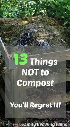 A compost bin is necessary for vegetable gardening and growing your own food. Even homesteaders with small scale farms can have a compost! Composts add vital nutrients back into your soil, increasing your harvest, but you don't want to put these 13 things into your compost! #Composting #VegetableGarden Compost Diy, Compost Toilet, Diy Compost, Compost Bins, Composting At Home, Growing Your Own Food, Garden Compost, Vertical Gardening, Home Vegetable Garden