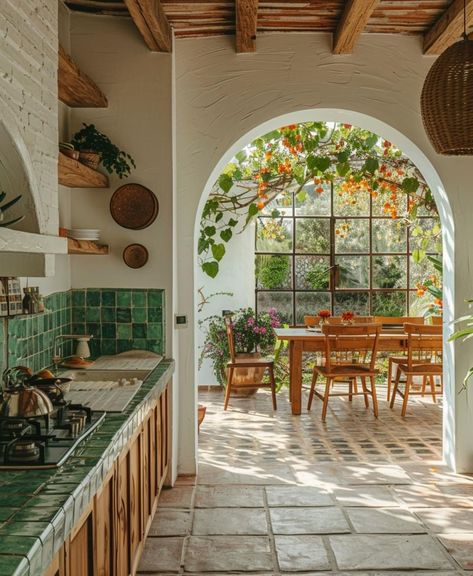 Small House Inspiration Interior, Ethereal Aesthetic House, Brazilian Home Aesthetic, Italian Styled Home, Eastern European Interior Design, Mirror In Kitchen Ideas, Countryside House Aesthetic Interior, Home Design Aesthetic Types, Florida Houses Aesthetic