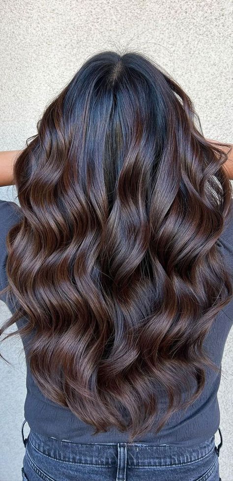 Summer Fall Hair, Fall/winter Hair, Winter Hair Color For Brunettes, Dark Fall Hair Color For Brunettes, Hair Color Ideas For Autumn, Autumn Hair Colors, Dark Fall Hair, Warm Hair Color, Ideas For Autumn