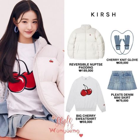 Wonyoung Closet, Wonyoung Style, Wonyoung Outfit, Korean Fashion Kpop Inspired Outfits, Fashion Outfits Korean, Korean Outfits Kpop, Pop Outfits, Korean Fashion Kpop, Fashion Kpop