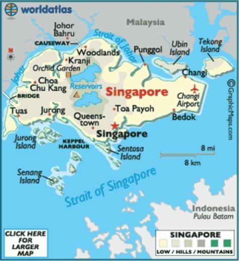 Singapore Map Of Singapore, Riau Islands, Singapore Island, Singapore Trip, Singapore Map, Singapore Changi Airport, Strait Of Malacca, Physical Map, Map Reading