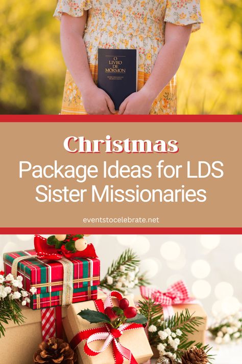 A compilation of 36 ideas of gifts for a Christmas package for LDS sister missionaries! Christmas Package Ideas, Lds Missionary Christmas Gifts, Missionary Christmas Packages, Lds Missionary Packages, Lds Christmas Gifts, Church Gifts Ideas, Sister Missionary Gifts, Lds Christmas, Missionary Care Packages