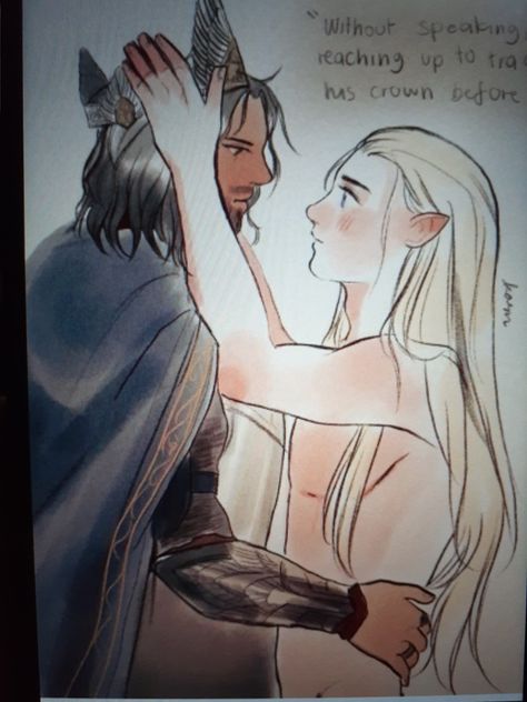 Legolas X Aragorn, Legolas And Aragorn, Lotr Legolas, Legolas And Thranduil, Tolkien Art, Lotr Art, Dark Love, Power Ring, Wattpad Stories