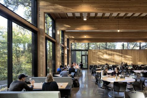 George Fox University - Canyon Commons Dining Hall - 0 College Dining Hall, University Hall, Newberg Oregon, Wilson Art, Residence Hall, Community Living, Hall Design, Dining Hall, Diagram Architecture