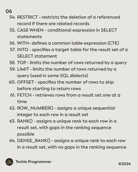 100 SQL Command Cheatsheet #programminglife #python #software #tech #technology Python, Software, Sql Command, Target Table, Sql Commands, Cool Tech, June 16, Tech News, The 100