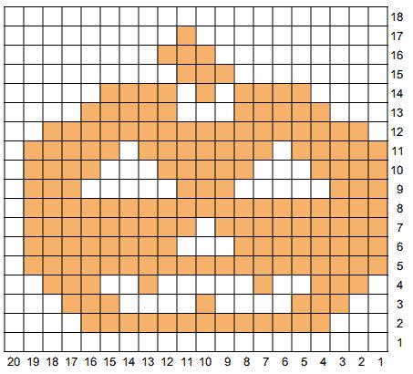 Pumpkin Chart Knitting, Halloween Colorwork Chart, Pumpkin Knitting Chart, Halloween Knitting Charts, Jack O Lantern Crochet, Halloween Knitting Patterns Free, Knitting Charts Free, Ami Sweater, Knit Chart