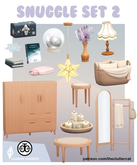 Sims 4 Maxis Match Cc Furniture Patreon, Sims 4 Cc Furniture Living Rooms, Lotes The Sims 4, Hottest Anime, Sims 4 Challenges, Sims Packs, Cc Furniture, Sims 4 Bedroom, Sims 4 Clutter