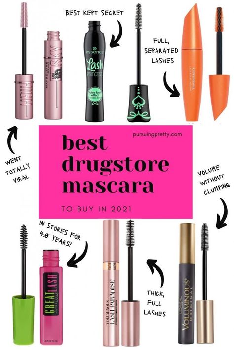 Expensive Makeup Brands, Best Drugstore Mascara, Canadian Lifestyle, Drugstore Mascara, Mascara Brands, Hairstyle Ideas Easy, Expensive Makeup, Essence Makeup, Best Drugstore Makeup