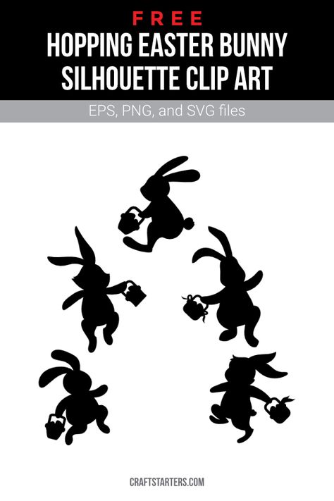 Bunny Silhouette Template, Rabbit Sillouhette, Easter Silhouette, Gothic Easter, Easter Bunny Silhouette Printable, Easter Bunny Silhouette, Rabbit Images Clip Art, Rabbit Silhouette, Chocolate Rabbit