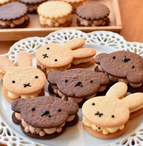 Cute Breakfast Ideas, Kawaii Cookies, Cute Baking, Pretty Dessert, Food Drinks Dessert, Baking And Pastry, Kawaii Food, Cute Desserts, Yummy Sweets