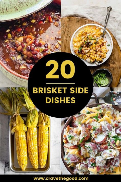 Bbq Brisket Side Dishes, Brisket And Sides Dishes, What To Serve With Brisket, Side Dishes For Beef, Brisket Sides, Brisket Side Dishes, Brisket Recipes Smoked, Easy Summer Side Dishes, Sides Dishes