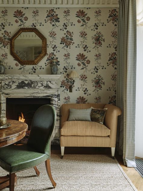 Wallpapers Archives - Guy Goodfellow Collection Guy Goodfellow, Earthy Tones, Colour Palette, Wallpapers, Furniture, Fresco