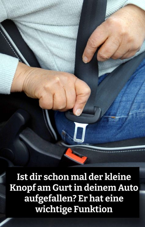 Im Auto gibt es viele Details, die einem niemand während der Fahrschule erklärt. Welche Knopf bringt was? Wir bringen Licht ins Dunkle. Vor allem der Knopf beim Sicherheitsgurt hat eine wichtige Funktion!