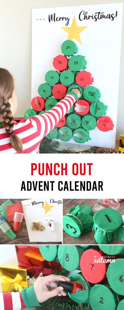 Punch Out Advent Calendar, Calendar Advent, Children Songs, Singing Time, Christmas Advent Calendar, Punch Out, Fun Christmas, Christmas Advent, Kids Songs