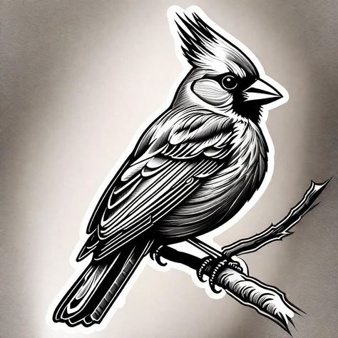 Raven And Cardinal Tattoo, Cardinal Tattoo Black And Grey, Black And Gray Cardinal Tattoo, Cardinal Tattoo For Men Black, Black And Grey Cardinal Tattoo, Black Cardinal Tattoo, Cardinal Tattoo For Men, Cardinal Tattoo Black And White, Black And White Cardinal Tattoo